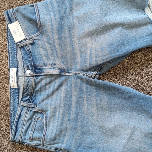 Hollister Relaxed Straight Leg Low Rise Jeans NEW Plus Size Oversized - Picture 2 of 11